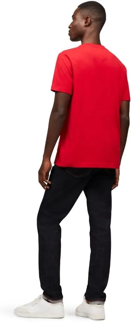 Tommy Hilfiger Men's Short Sleeve Cotton Graphic T-Shirts with Printed Logo