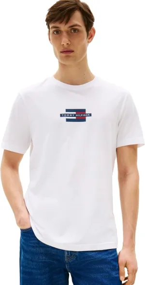 Tommy Hilfiger Men's Short Sleeve Cotton Graphic T-Shirts with Printed Logo