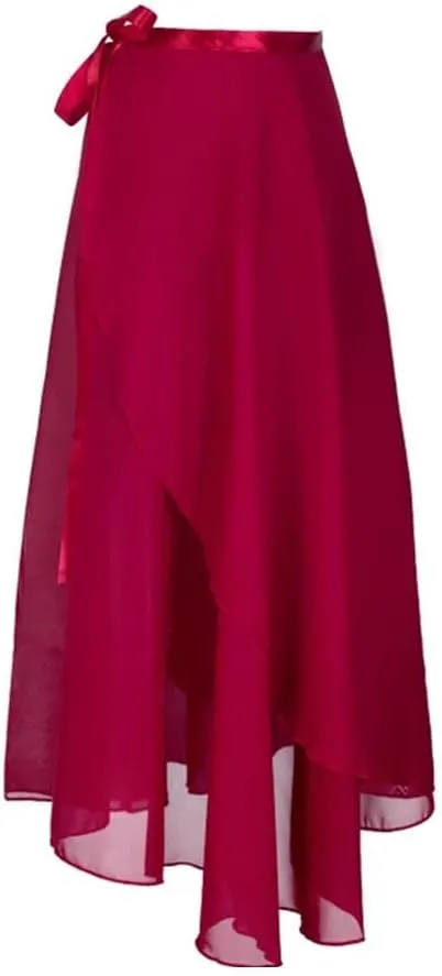 Women Elastic High Waisted Casual Chiffon Bodycon Skirts Summer Beach Vacation Long Skirts