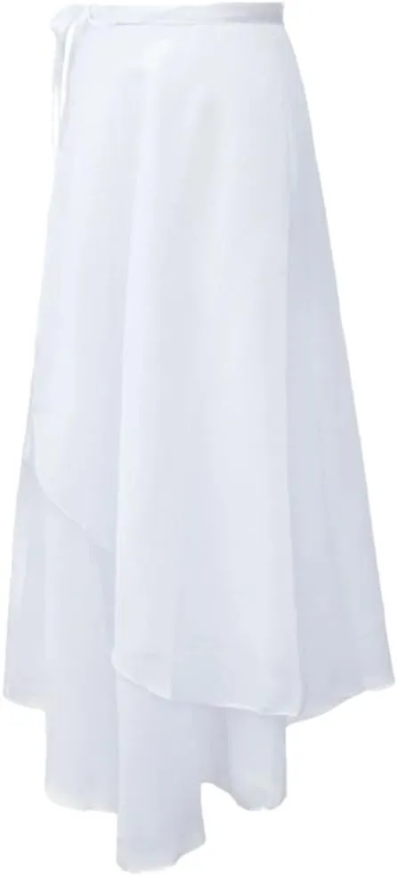 Women Elastic High Waisted Casual Chiffon Bodycon Skirts Summer Beach Vacation Long Skirts