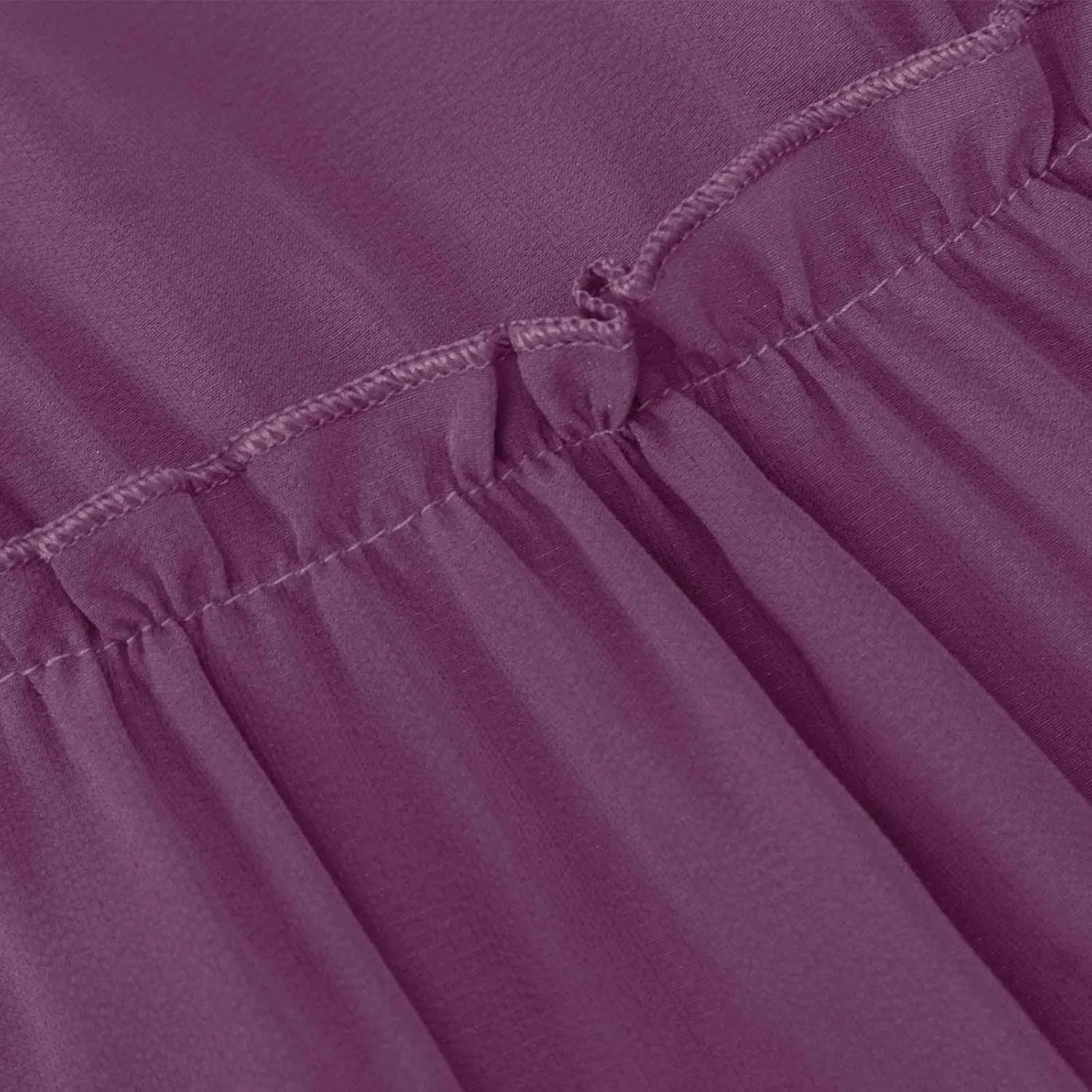 Womens Casual Boho Maxi Skirt Trendy Pleated Ruffle Flowy Skirt Drawstring Elastic High Waisted Summer A-Line Skirts