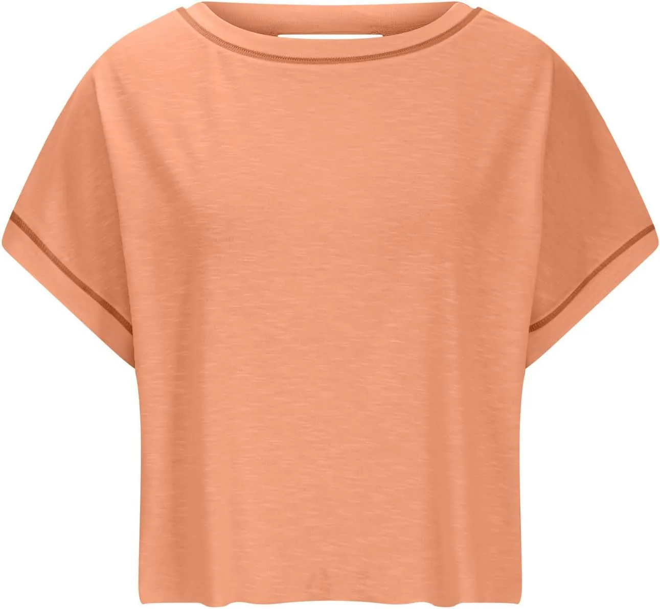 Womens Gym Yoga Tops Backless Casual Fashion Open Back Athletic Shirts Solid Color Running Crop Workout Tee Tops