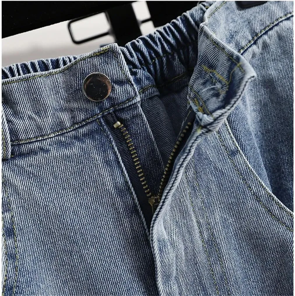 Women's High Waist Denim Long Skirt 2025 Spring Vintage Loose Elegant A-Line Skirts