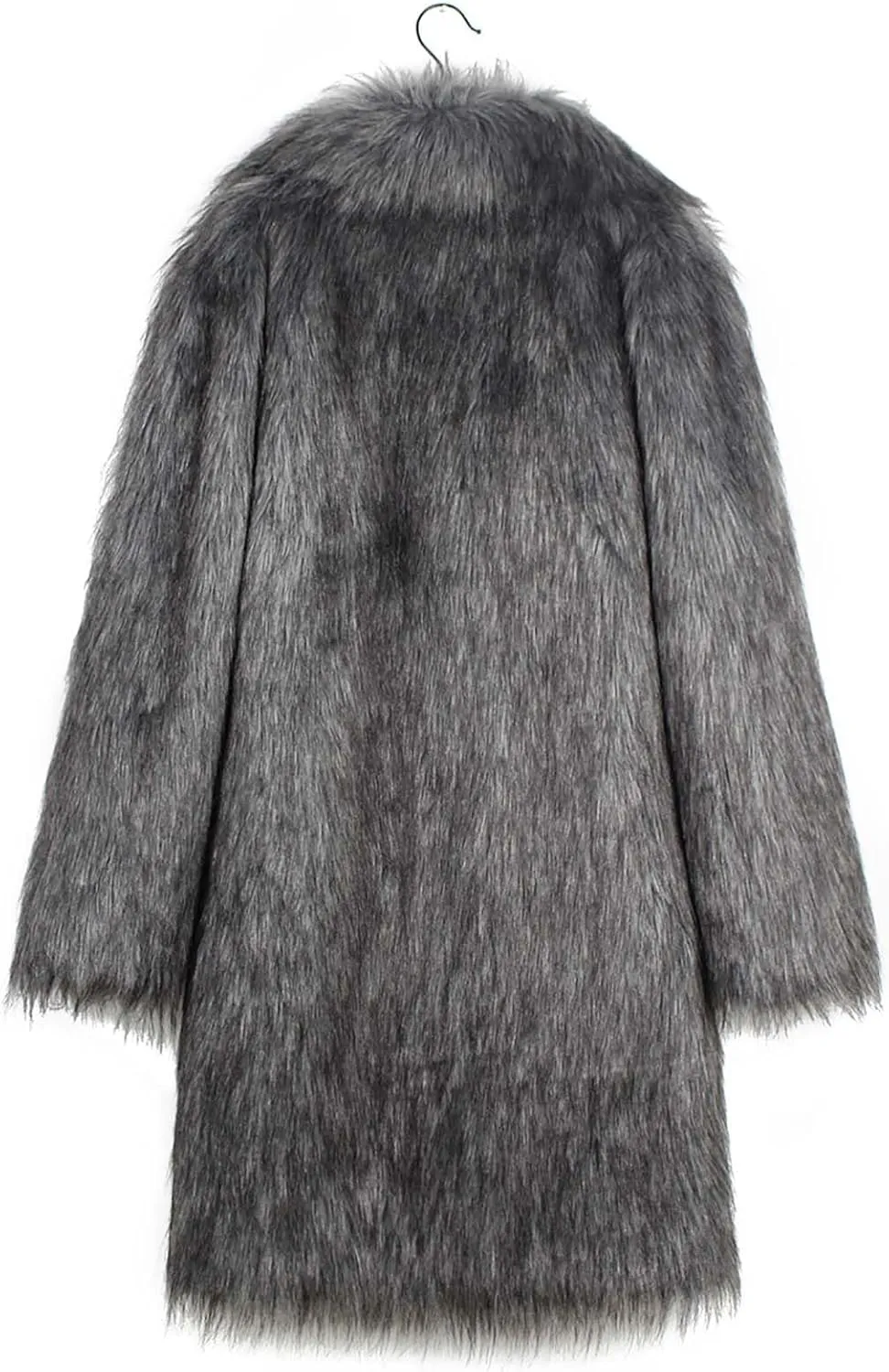 Womens Long Faux Fur Coat Oversized Loose Winter Jackets Trendy Luxury Trench Coat 2024 Open Front Lapel Outerwear