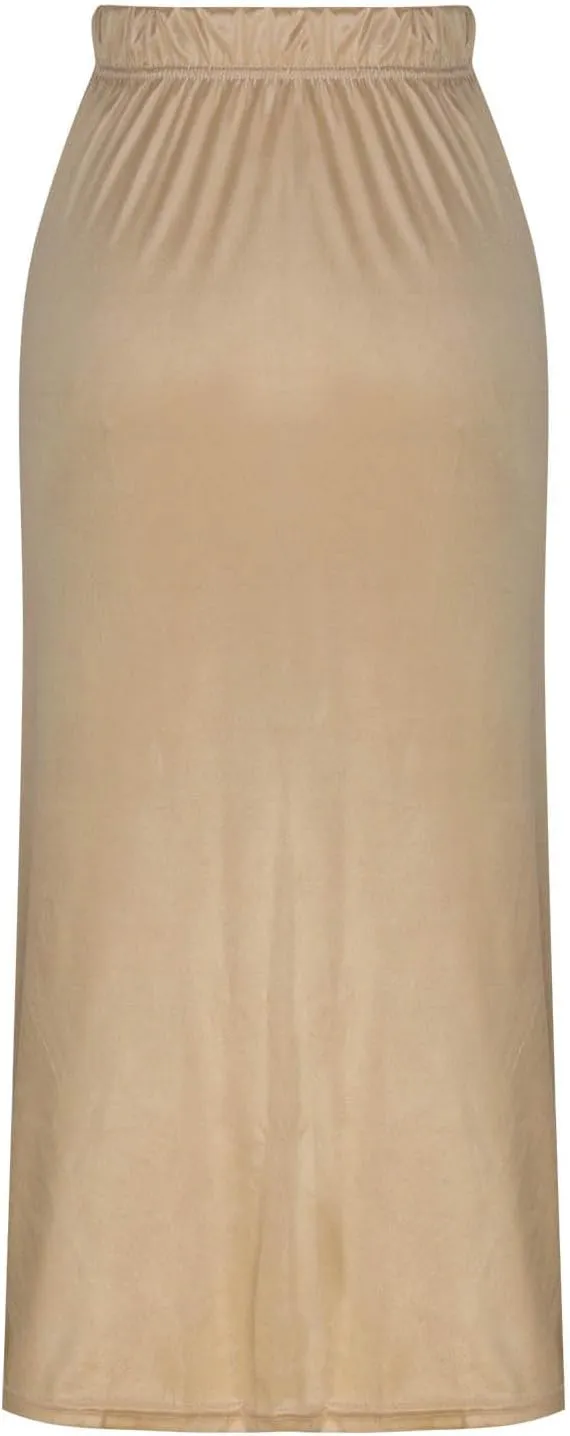 Women's Silk Satin Long Skirt, High Waisted Tie Drawstring A-Line Skirts Summer Going Out Casual Trendy Clothes
