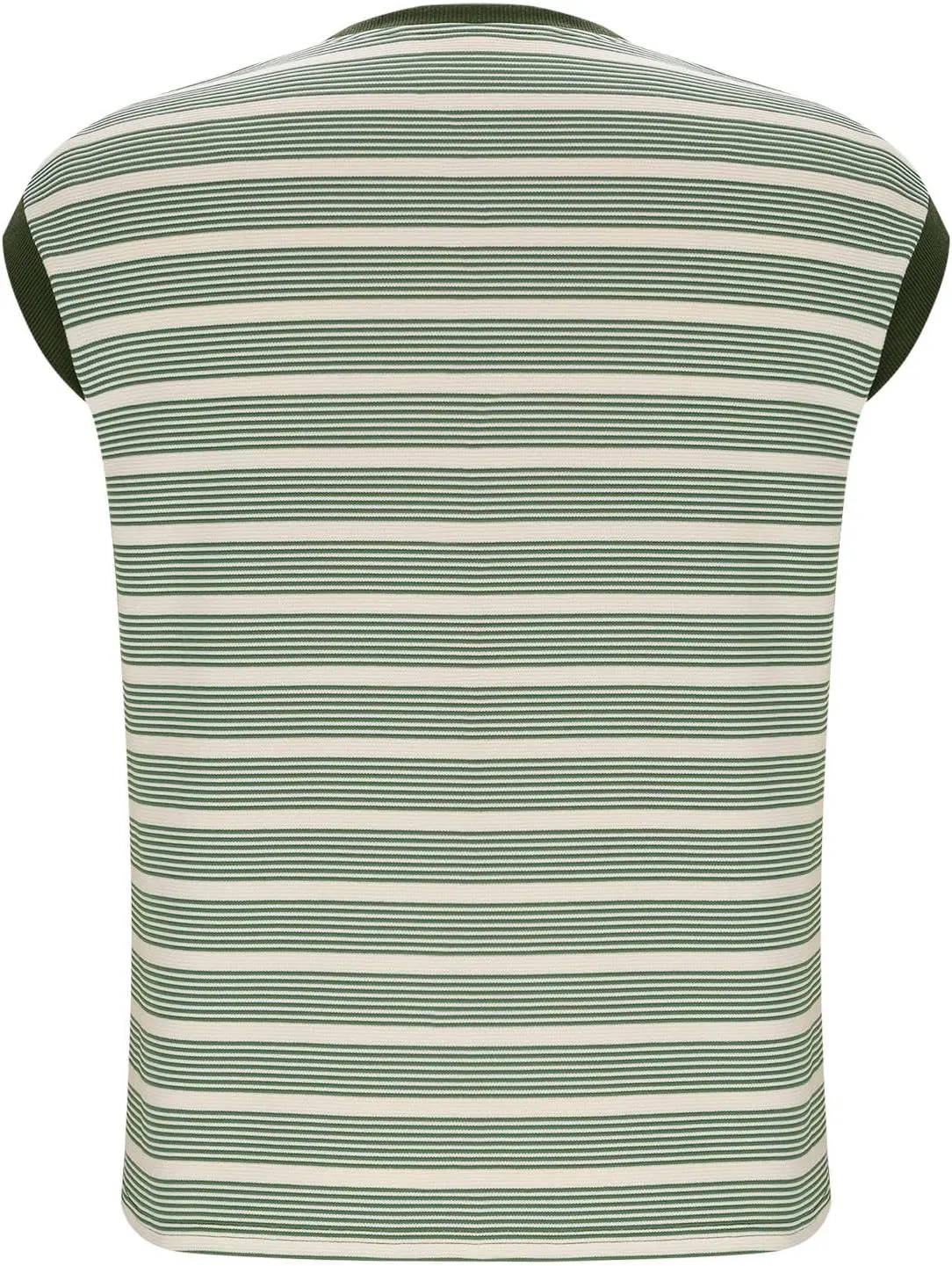 Women's Striped Knit Summer Tank Tops, Fashion Loose Cap Sleeve Casual Shirts Going Out Trendy Clothes