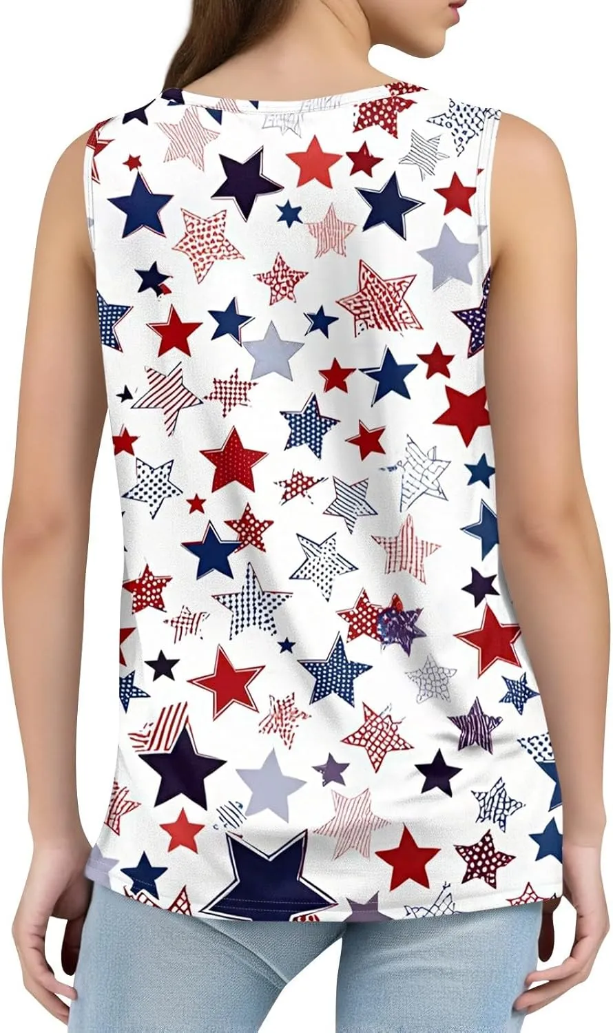 Womens Tank Tops for Women - Loose Fit Pleated Square Neck Sleeveless Tops Curved Hem Flowy Loose Fit Shirts 2025