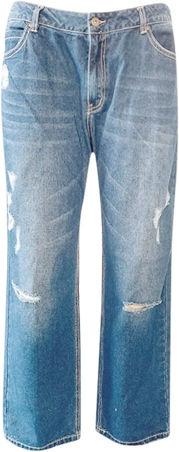 Women's Wedgie Straight Jeans Mid Womens Poket Lace Denim Casual Women's Jeans Trendy Jeans for Women 2024 Women's