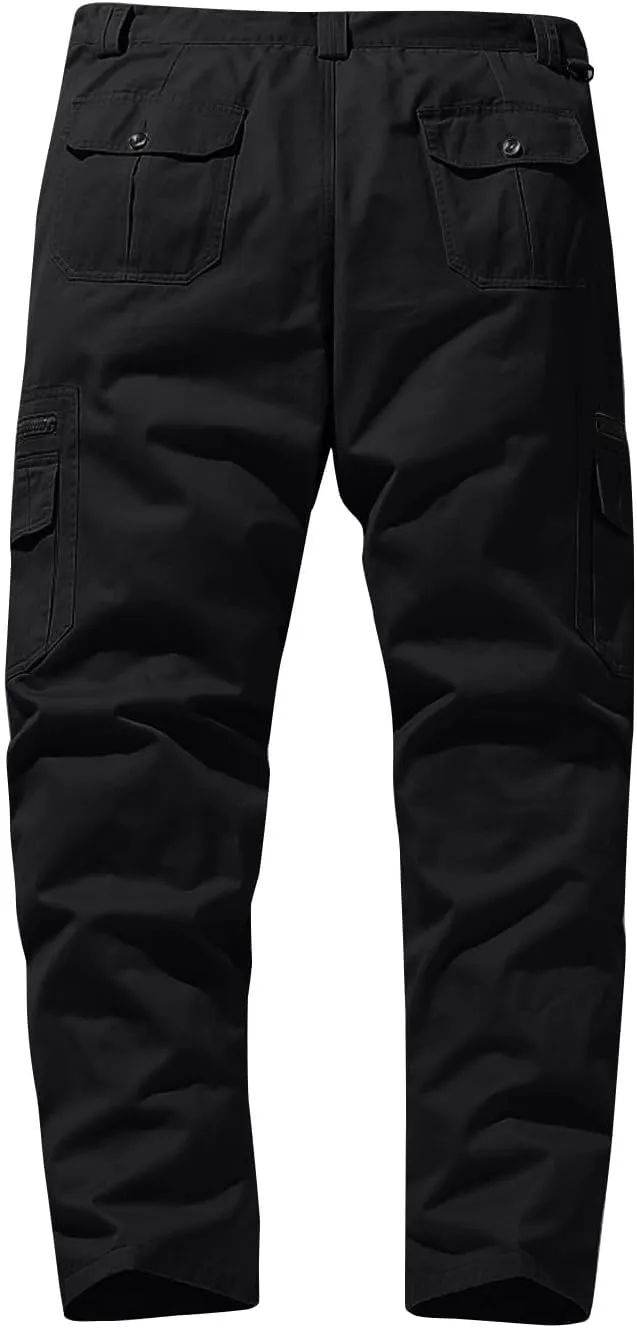 Work Pants for Men Construction Tactical Cargo Pants with Pockets 2024 Relaxed Fit Tactical Pants Camo Cargo Pants