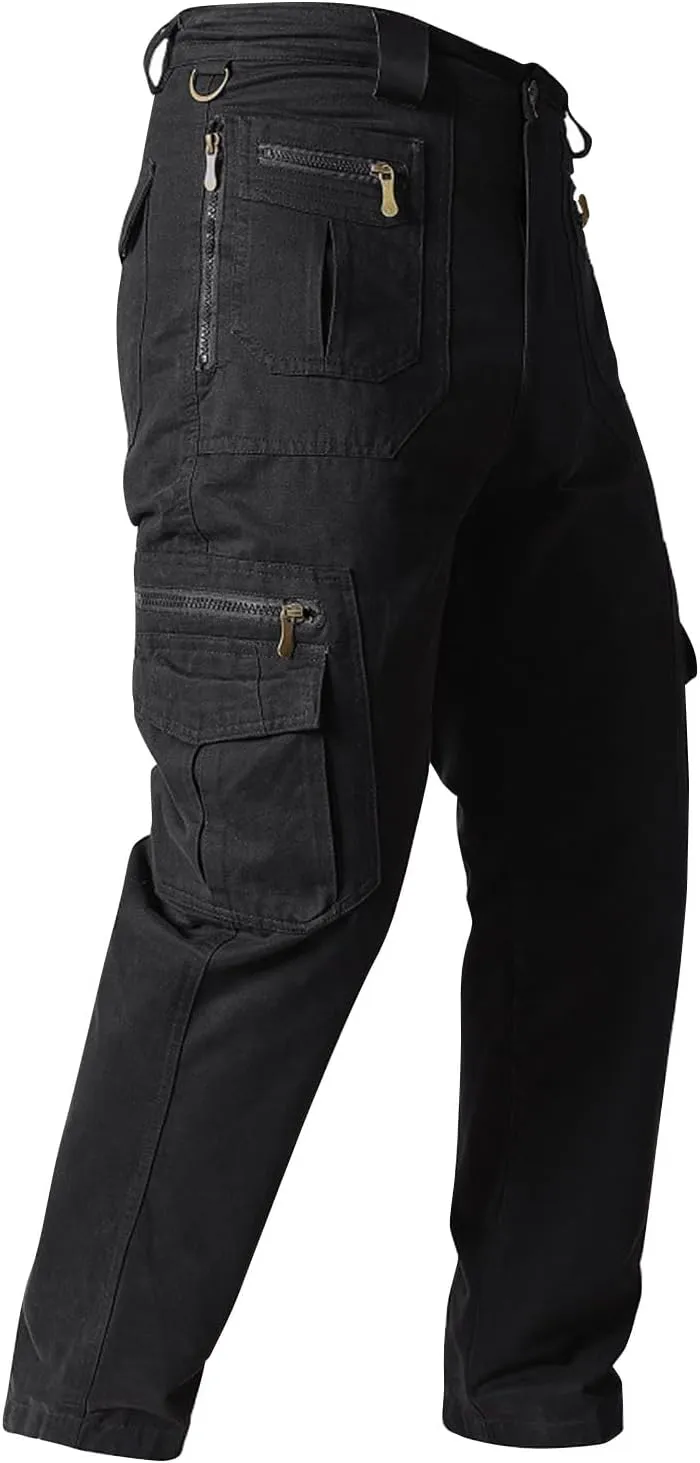 Work Pants for Men Construction Tactical Cargo Pants with Pockets 2024 Relaxed Fit Tactical Pants Camo Cargo Pants
