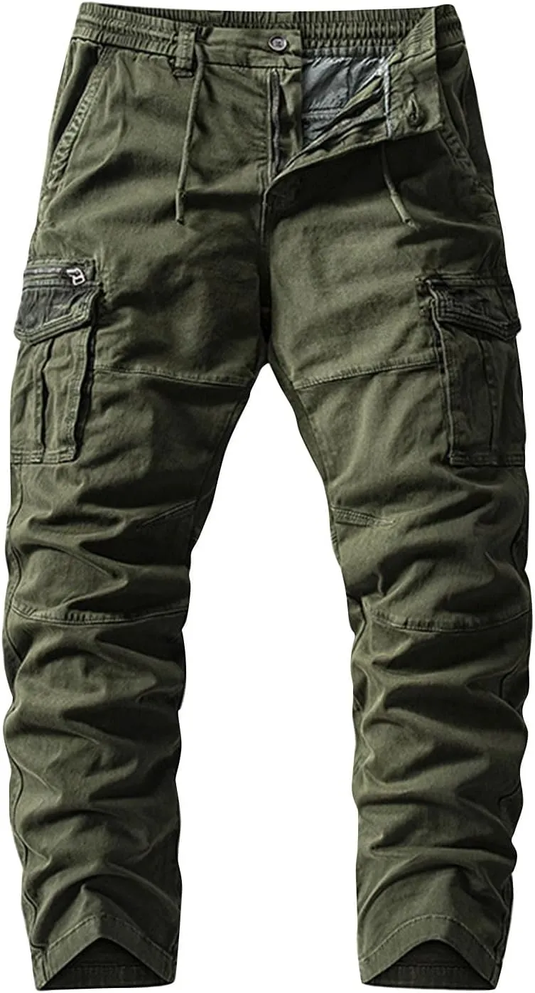 Work Pants for Men Construction Tactical Cargo Pants with Pockets 2024 Relaxed Fit Tactical Pants Camo Cargo Pants